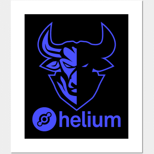 Helium  Crypto Cryptocurrency HNT  coin token Posters and Art